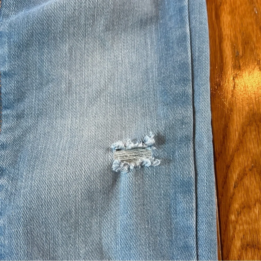 2 Pairs Old Navy Rockstar High Rise Stretch Light Blue Denim Jeans Girls Sz 8